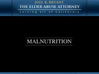 San Diego Nursing Home Abuse Attorney: Malnutrition
